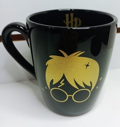 TAZA NEGRA HARRY POTTER (sin eleccion) - tienda online