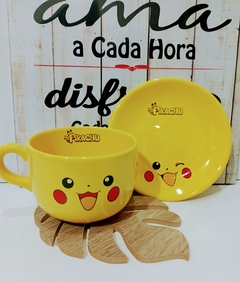 TAZON + PLATO PIkACHU - comprar online