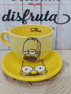 TAZON DE HOMERO + PLATO AMARILLO