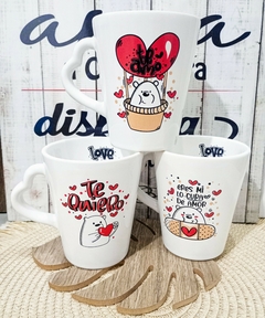 TAZA ASA CORAZÓN OSITO AMOR