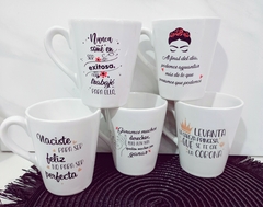 TAZA FRASES MUJER(sin elección de diseño)