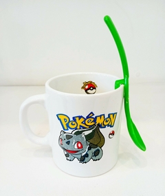 TAZA MUG+CUCHARA POKÉMON