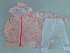 Set de Campera bebé recien nacido + Body + Pantalón con puño en internet