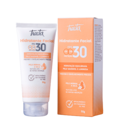 Tracta Pele Normal a Seca FPS30 - Hidratante Facial 50g