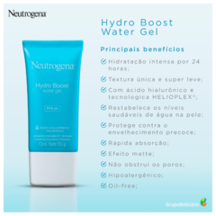 Neutrogena Hydro Boost Water Gel FPS 25 - Hidratante Facial 55g - comprar online