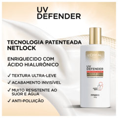 L'Oréal Paris UV Defender Fluido FPS 60 - Protetor Solar Facial 40g - comprar online