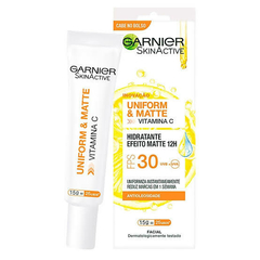 Garnier SkinAtive Uniform & Matte Vitamina C FPS 30 - Protetor Hidratante Facial 15g