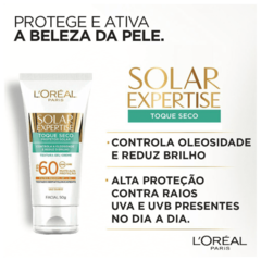 L'Oréal Paris Solar Expertise Toque Seco FPS60 - Protetor Solar Facial 50g - comprar online