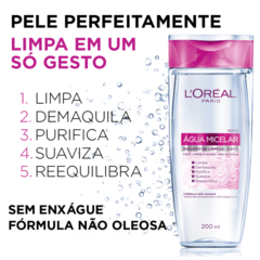 L'Oréal Paris Dermo Expertise Solução de Limpeza 5 em 1 - Água Micelar 400ml - comprar online