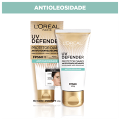 L'Oréal Paris UV Defender Antioleosidade FPS 60 - Protetor Solar Facial 40g