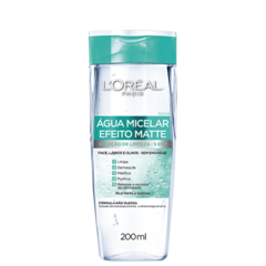 L'Oréal Paris Efeito Matte Solução de Limpeza 5 em 1 - Água Micelar 200ml