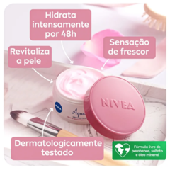 Hidratante Nivea Facial Gel Creme Aqua Rose - 50ml - Zinias