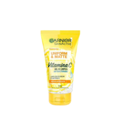 Gel de Limpeza Antibacteriano Garnier Uniform&Matte Vitamina C 150g