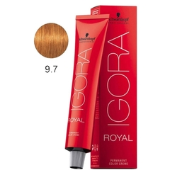 Schwarzkopf Professional Igora Royal 9-7 Louro Extraclaro Cobre - Coloração 60g