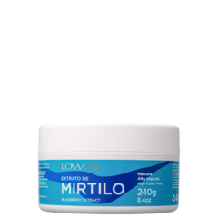 Lowell Extrato de Mirtilo Alto Impacto - Máscara Capilar 240g