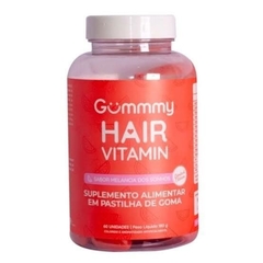 Gummy Hair Vitamin Morango - 60 unidades