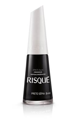 ESMALTE RISQUÉ - PRETO SÉPIA 8ml