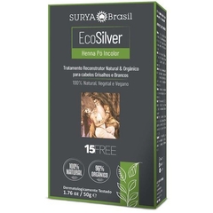 Henna Pó Incolor Ecosilver Surya Brasil 50g