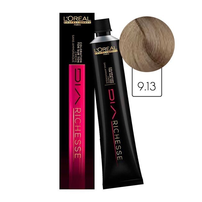 Tonalizante LOréal Diarichesse 9.13 Louro Muito Claro Bege 80g