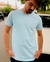 T-Shirt Básica Premium Azul Caribe - Mangallô