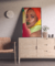 Quadro Mulher Negra Colorida - comprar online