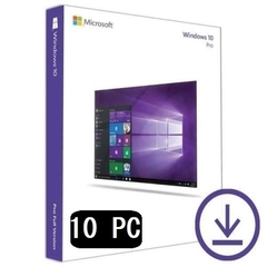 Microsoft Windows 10 Pro ( 10 PC ) - 32 / 64 Bits - ESD + Nota Fiscal