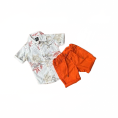Conjunto Coleção Verão - (2 peças) Camisa Linho, Bermuda Linho