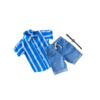 Conjunto Coleção Verão - (2 peças) Camisa Algodão, Bermuda Jeans