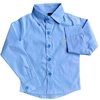 Camisa Social (manga longa) - Azul Bebê