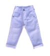 Calça Jeans Sarja Infantil - Branca