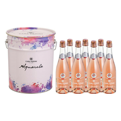 Kit 7 Espumantes Moscatel Aquarela (Grátis Balde Cooler!) - Casa Perini