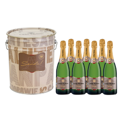 Kit 7 Espumantes Brut Branco (Grátis Balde Cooler!) - Casa Perini