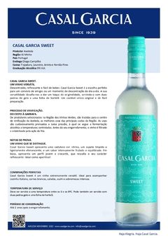 Vinho Verde Casal Garcia Sweet - Minho, Portugal - comprar online