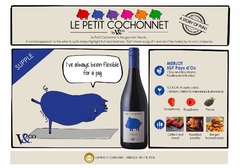 Merlot Le Petit Cochonnet I.G.P. Pay's Doc - V&Co. França na internet