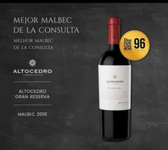 Malbec Gran Reserva 2018 Alto Cedro - Mendoza, Argentina na internet