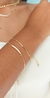 Pulseira Plaquinha Cravejada - comprar online