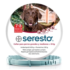 Seresto Collar para Perros +8 kg - 70 Cm