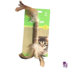 Cancat Juguete para Gatos - Palito con Plumas