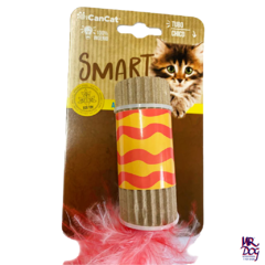 Cancat Juguete para Gatos - Rollo con Plumas Chico