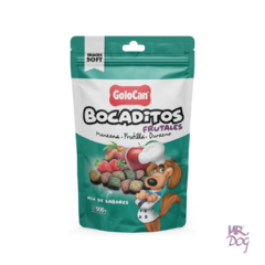 Golocan Bocaditos Manzana, Frutilla y Durazno x 500 Gr