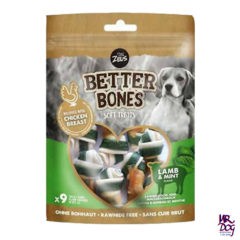 Zeus Better Bones Huesos Enrollados Cordero con Menta X 9 Un