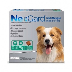 Nexgard 10 a 25 Kg