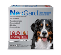 Nexgard 25 a 50 Kg