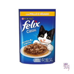 Felix Pouch Pollo e Higado x Un