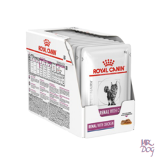 Royal Canin Renal with Chicken Pouch x 85 Gr x 12 Un