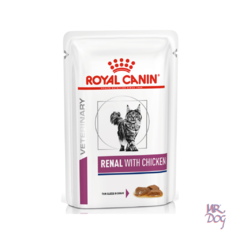 Royal Canin Renal with Chicken Pouch x 85 Gr x Un