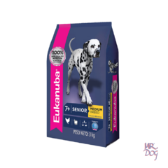 Eukanuba Senior Raza Mediana x 3 Kg