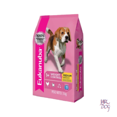 Eukanuba Weight Control Raza Mediana x 3 Kg