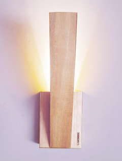 Luminaria Luz De Pared En Madera De Paraíso LIGWOOD-TORCH - LIGWOOD