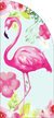 Meia Lua Direita Tema: TROPICAL E FLAMINGO (SOMENTE FRENTE/NÃO É VESTE FÁCIL) - Stamp Store